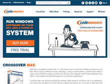 Tablet Screenshot of codeweavers.com